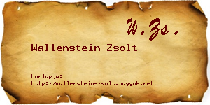 Wallenstein Zsolt névjegykártya